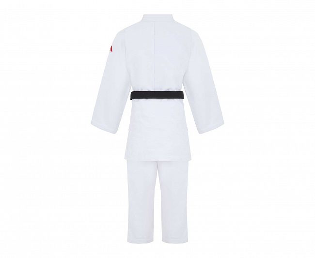 Кимоно для дзюдо Champion III IJF Slim Fit Green Label белое J-IJF3-1