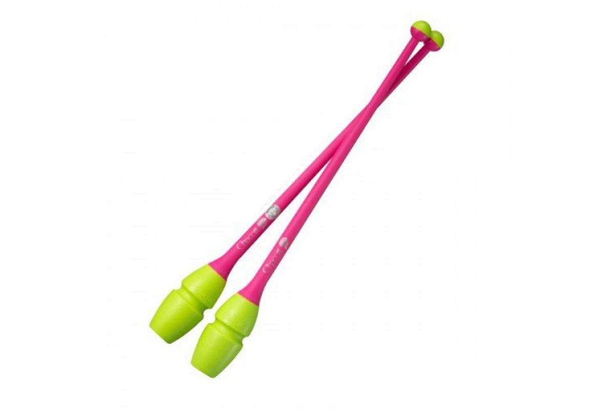 Булавы Chacott Rubber Clubs 45.5см 343. Yellow x Pink
