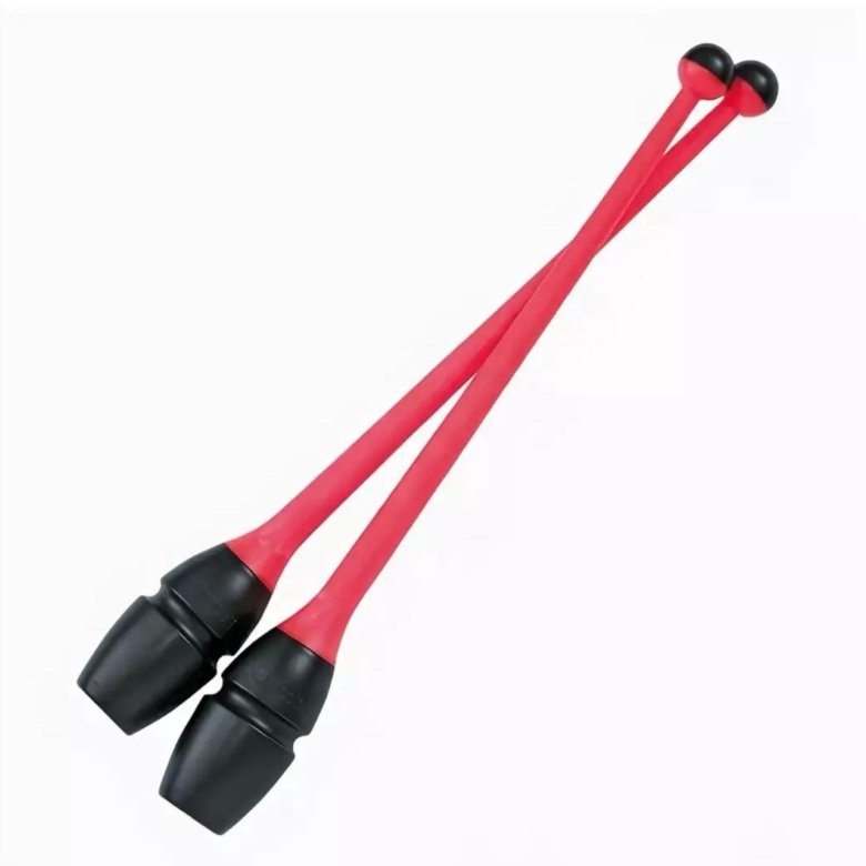 Булавы Chacott Rubber Clubs 41см 150. Black x LightOrange