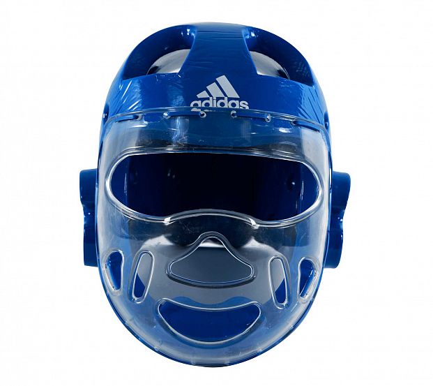 Шлем для тхэквондо с маской Head Guard Face Mask WT adiTHGM01