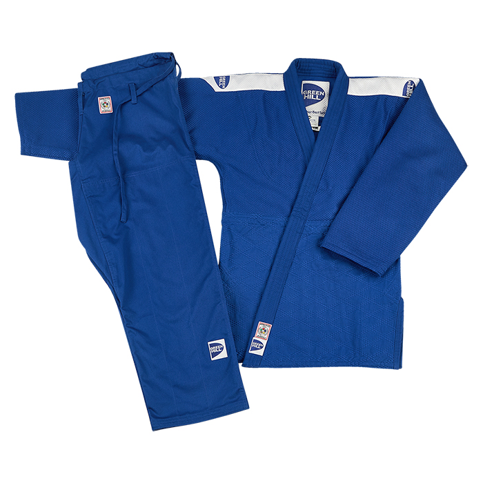 Кимоно Дзюдо SUPER одобрено IJF синее 2024 Green Hill JSS-10212EU7