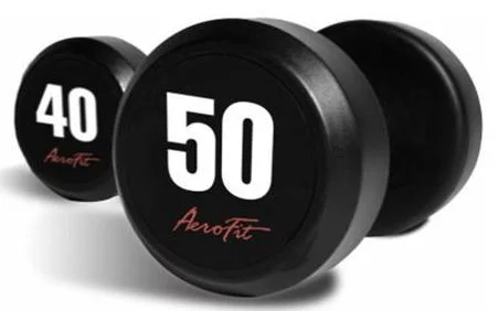 Набор обрезиненных гантелей AeroFit AFDB40-50