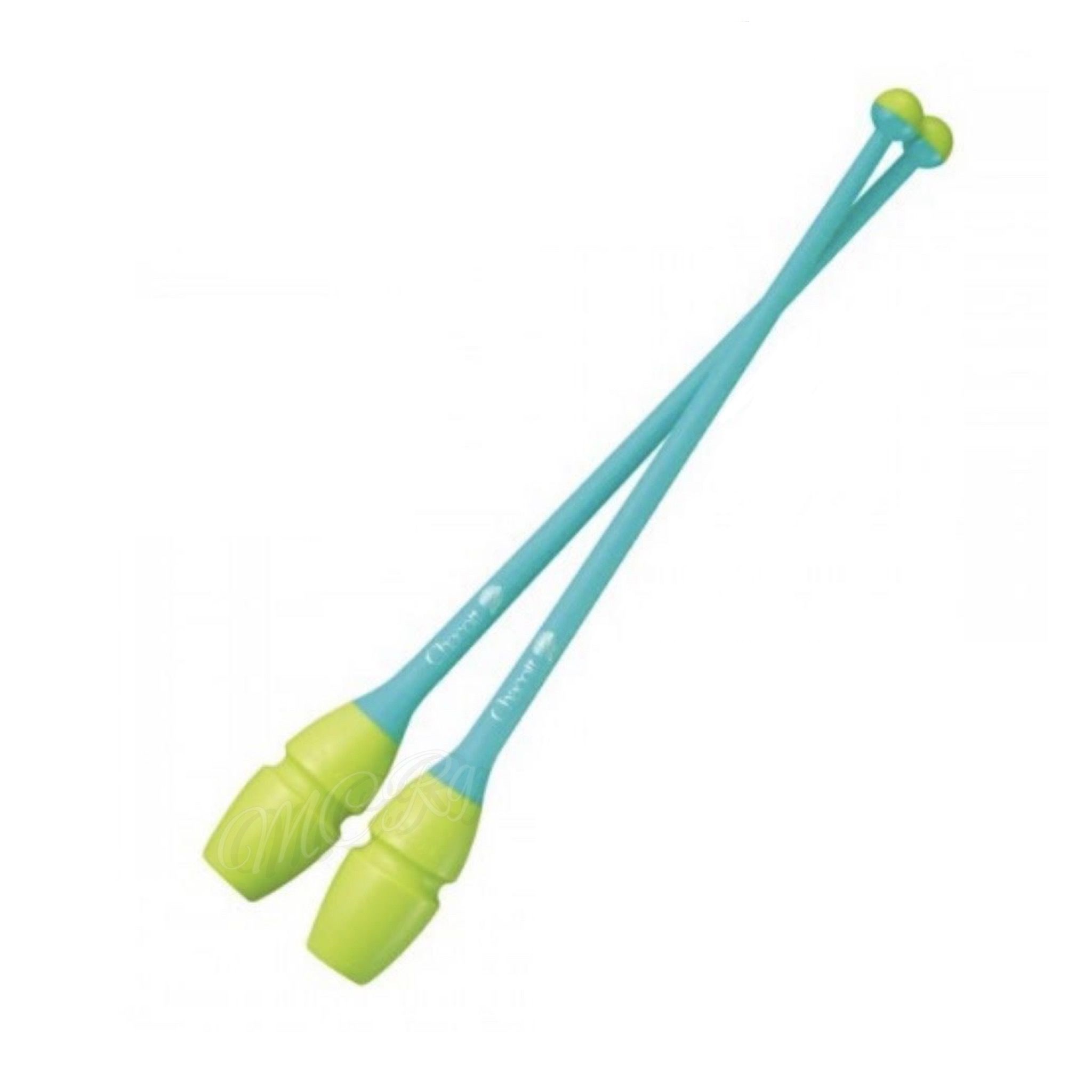 Булавы Chacott Rubber Clubs 45.5см 334. Yellow x PeppermintGreen