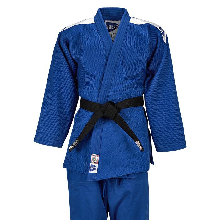 Кимоно Дзюдо SUPER одобрено IJF синее 2024 Green Hill JSS-10212EU7